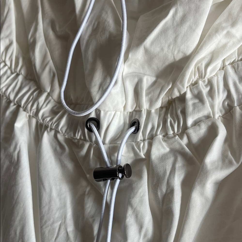 Chic Strapless White Jumpsuit - image 4